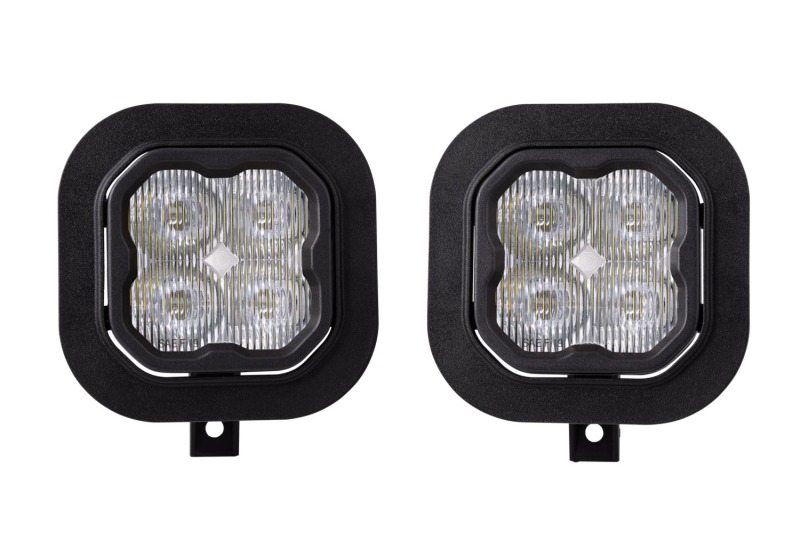 Ford F-450 Fog Light Kit - Diode Dynamics - SS3 LED Dual-Color - Selectable 6000K white and 3000K yellow - `11-`16